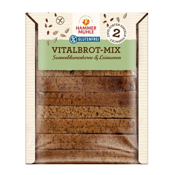 Hammermühle Vitalbrot Mix glutenfrei weizenfrei Brot Gebäck bio vegan ...