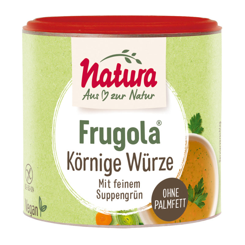 Natura Frugola Körnige Würze mit Suppengrün Brühen glutenfrei weizenfrei