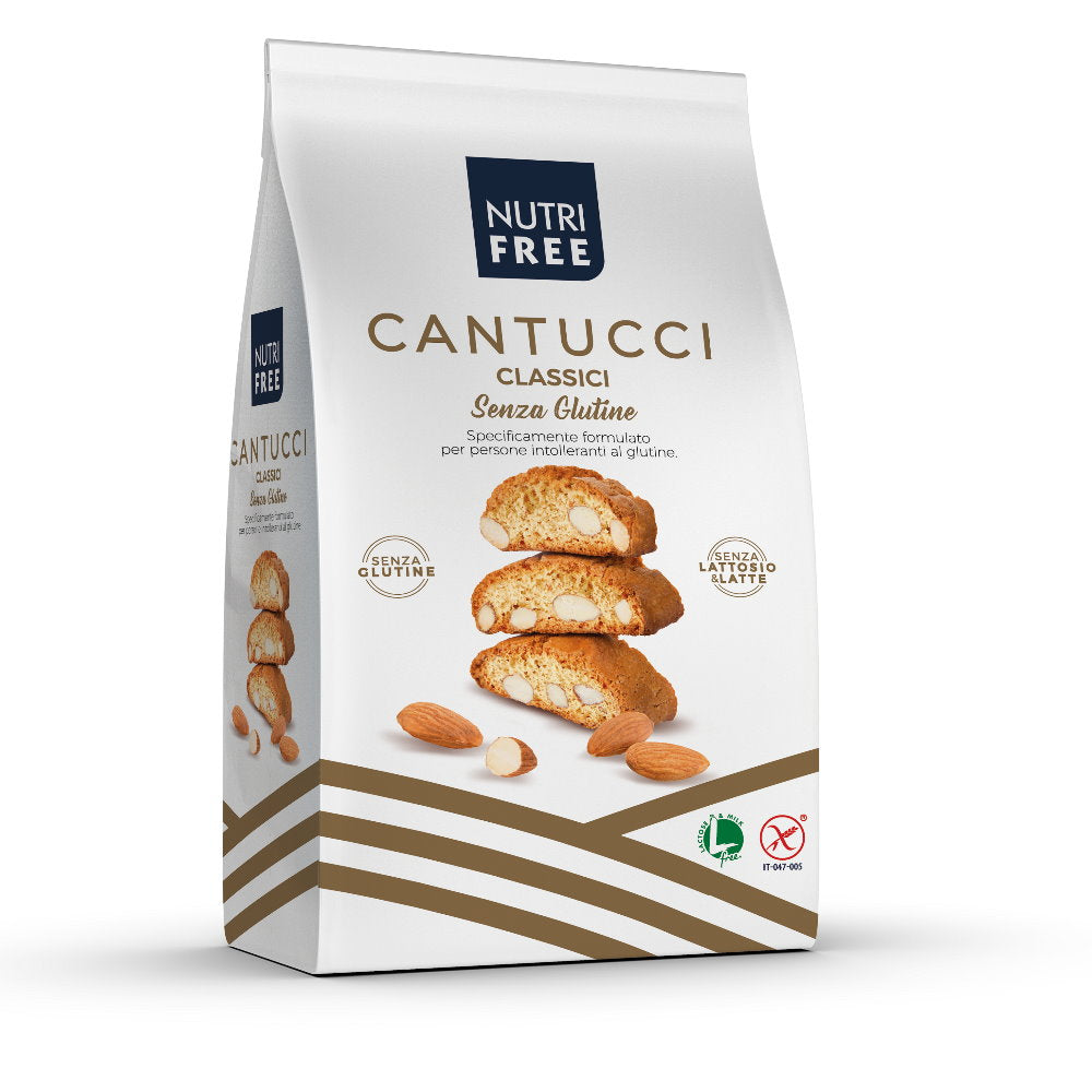 Nutri Free Cantucci Classici Mandelgebäck Kekse glutenfrei weizenfrei