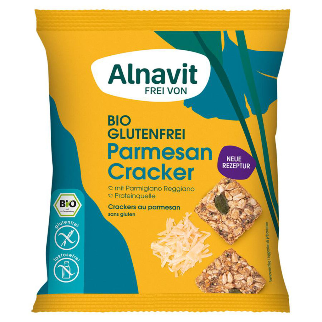 Alnavit Parmesan Cracker Snack glutenfrei weizenfrei Zöliakie