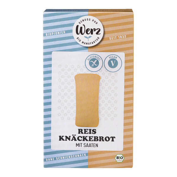 Werz Reis Knäckebrot glutenfrei weizenfrei bio easy gluten free shop ...