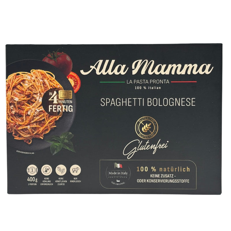 Alla Mamma Spaghetti Bolognese glutenfrei Fertiggericht Schnellgericht