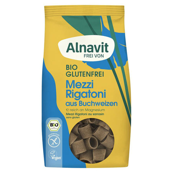 Alnavit Buchweizen Mezzi Pasta glutenfrei weizenfrei bio Zöliakie