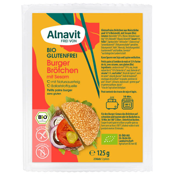 Burger Brötchen mit Sesam