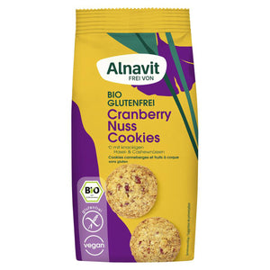 Alnavit Cranberry Nuss Cookies glutenfrei weizenfrei bio vegan