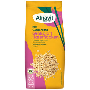 Alnavit Haferflocken Großblatt BIO glutenfrei weizenfrei vegan