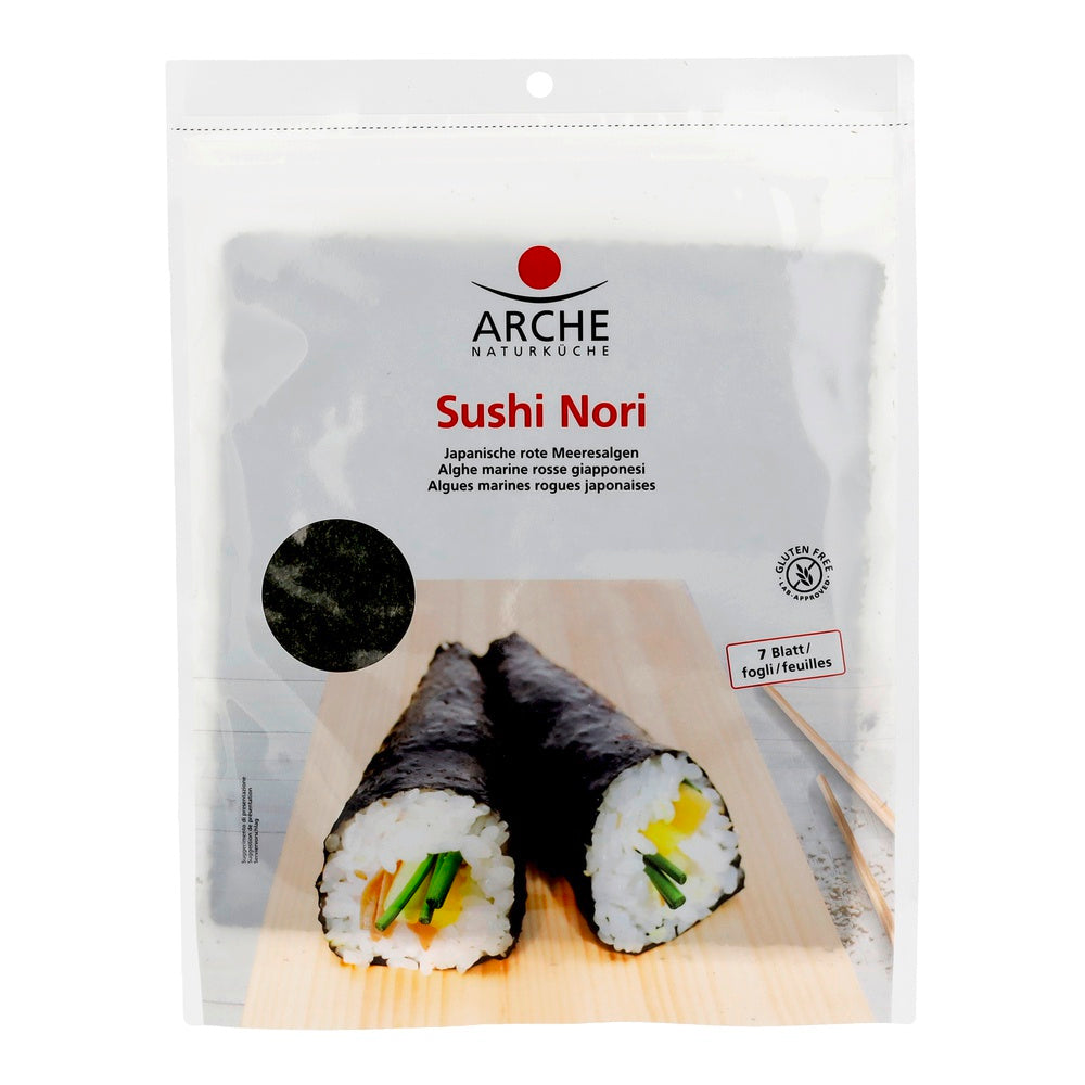 Sushi Nori Meeresalgen glutenfrei 7 Blatt bio vegan weizenfrei Asia – easyglutenfree.shop