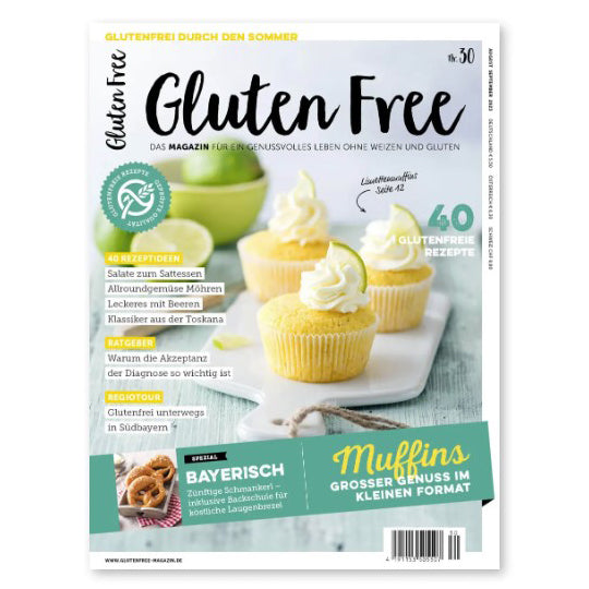 Gluten Free Magazin Ausgabe Nr. 30 glutenfrei weizenfrei Rezepte 