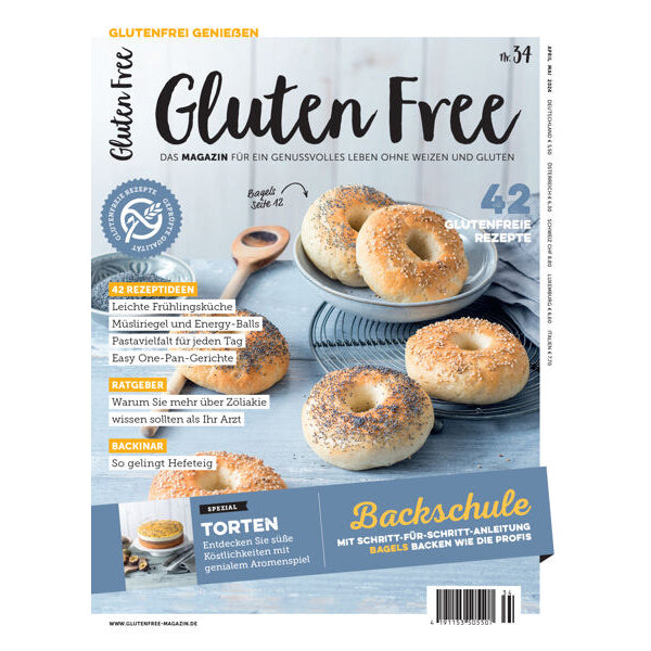 Gluten Free Magazin Ausgabe Nr. 34 glutenfrei weizenfrei Rezepte