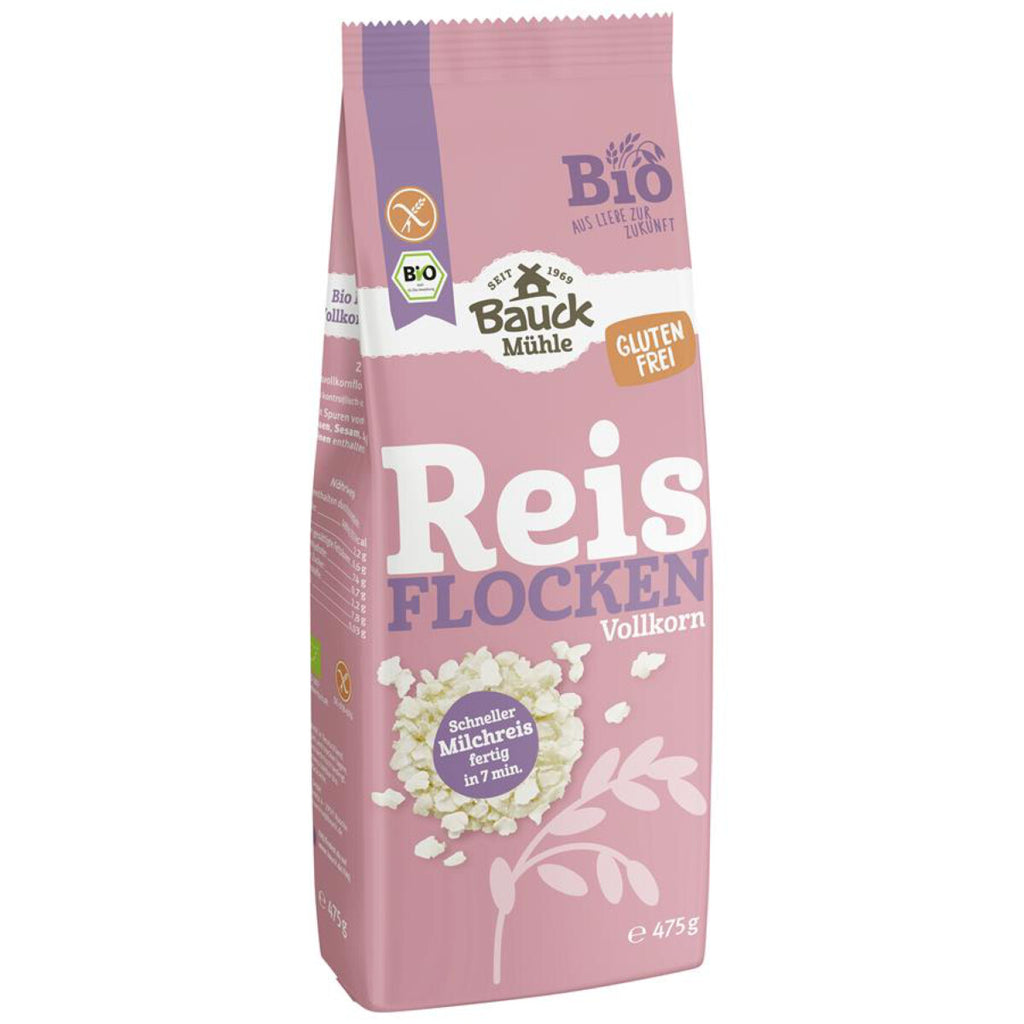 Bauck Mühle Bauckhof Reisflocken Vollkorn glutenfrei weizenrei bio easyglutenfree shop steyr