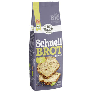 Bauck Mühle Bauckhof Schnellbrot mit Saaten glutenfrei weizenfrei easy glutenf free shop