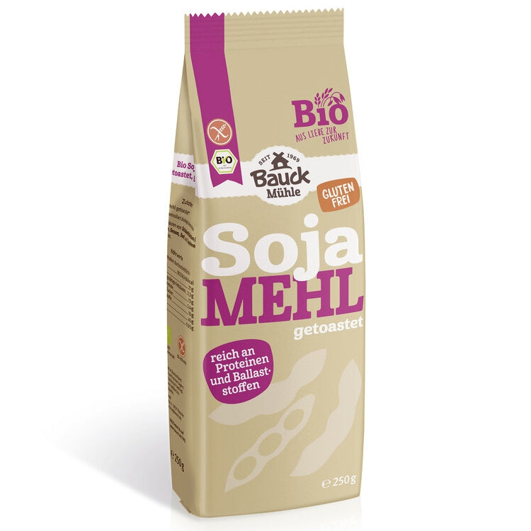 Bauckhof Sojamehl getoastet glutenfrei weizenfrei laktosefrei bio vegan