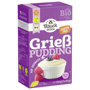 Bauckhof Bauck Mühle Grießpudding glutenfrei bio easy gluten free shop