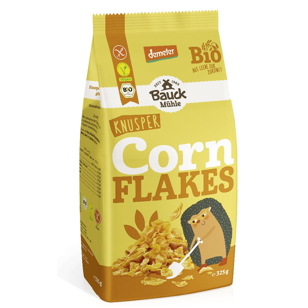 Bauckhof Cornflakes bio demeter glutenfrei Frühstück Zöliakie vegan