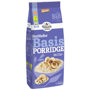 Bauckhof Hot Hafer Basis Brei Porridge glutenfrei weizenfrei Zöliakie