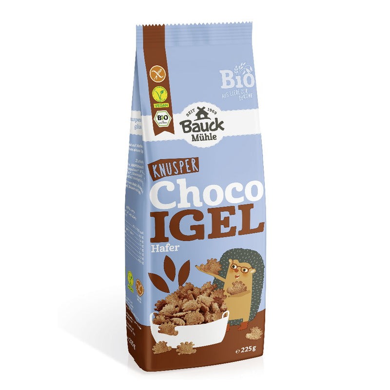 Bauckhof Knusper Choco Igel Hafer glutenfrei weizenfrei Frühstück bio