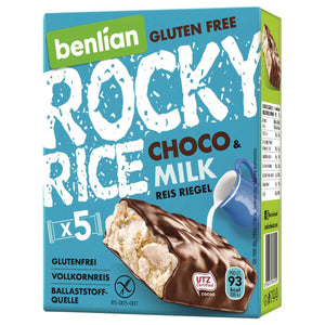 Benlian Rocky Rice Choco & Milk Reisriegel glutenfrei weizenfrei