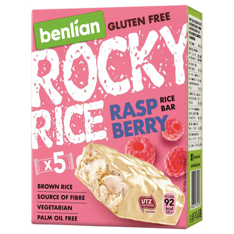 Benlian Rocky Rice Raspberry Reisriegel glutenfrei weizenfrei Zöliakie