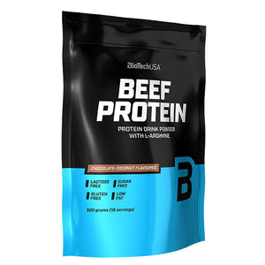 BioTechUSA Beef Protein Schoko Kokos glutenfrei laktosefrei Shake