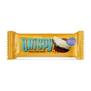 BioTechUSA Crispy Protein Bar Milky glutenfrei Riegel weizenfrei