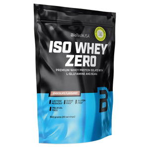 BioTechUSA Iso Whey Zero Chocolate Proteinpulver glutenfrei Isolat