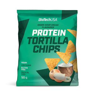 BioTechUSA Protein Tortilla Chips glutenfrei low sugar vegan 