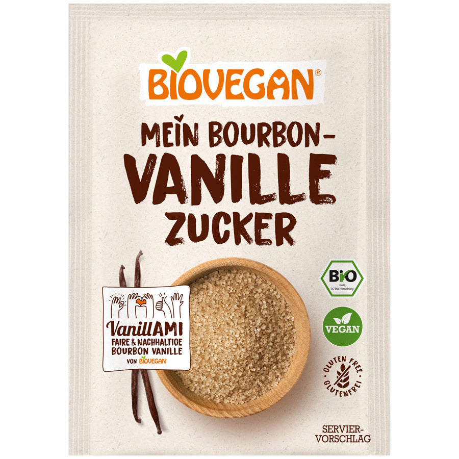 Biovegan Bourbon Vanillezucker glutenfrei weizenfrei bio vegan 