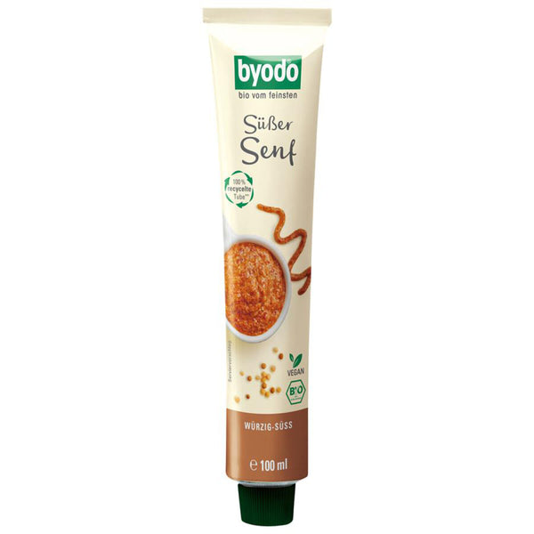 Byodo Süßer Senf Tube 100ml glutenfrei bio vegan easyglutenfree shop