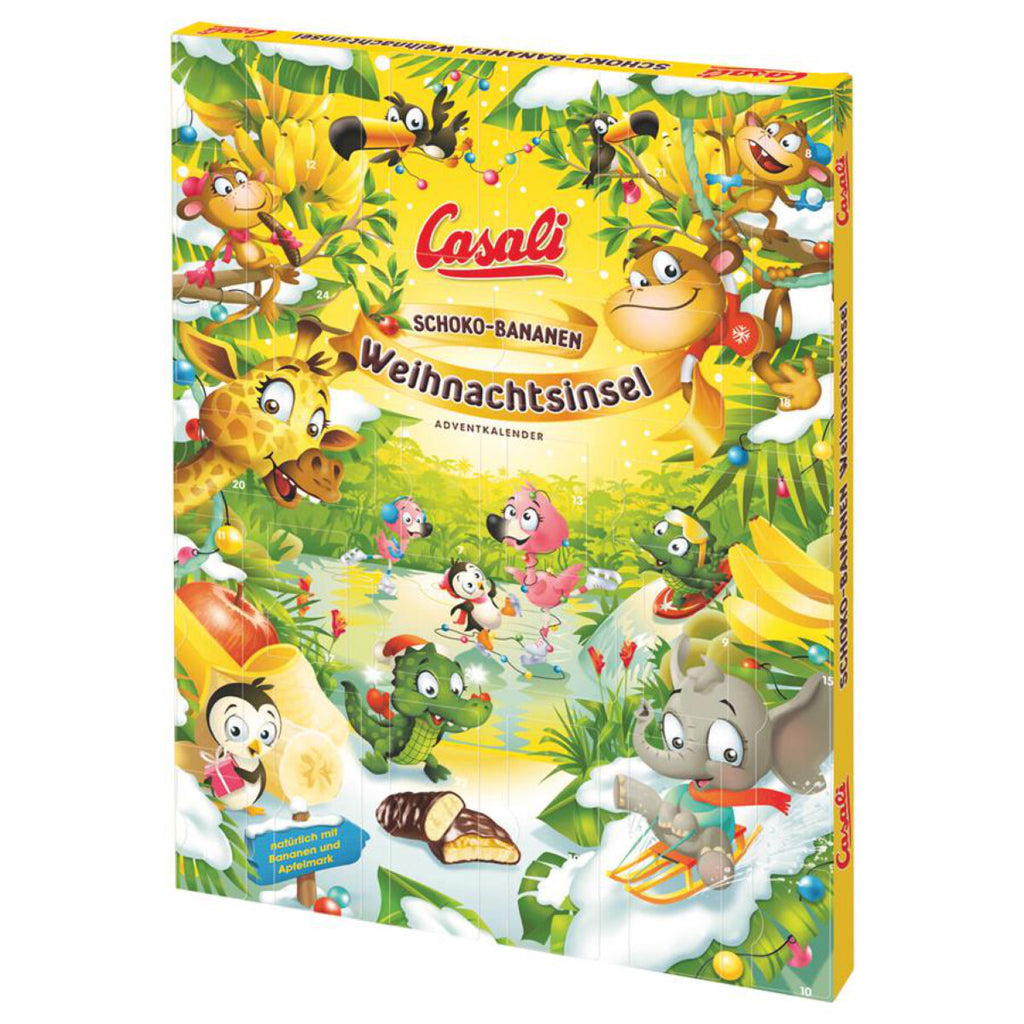 Casali Adventkalender glutenfrei Weihnachtsinsel Schoko Banane