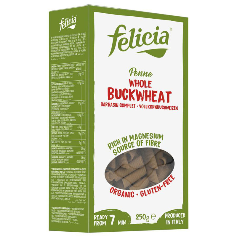 Felicia Bio Buchweizen Penne Pasta Nudeln glutenfrei weizenfrei