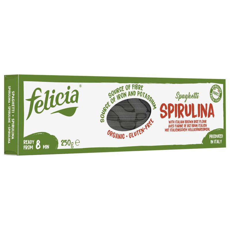 Felicia Bio Reis Spirulina Spaghetti glutenfrei Nudeln Pasta Teigwaren