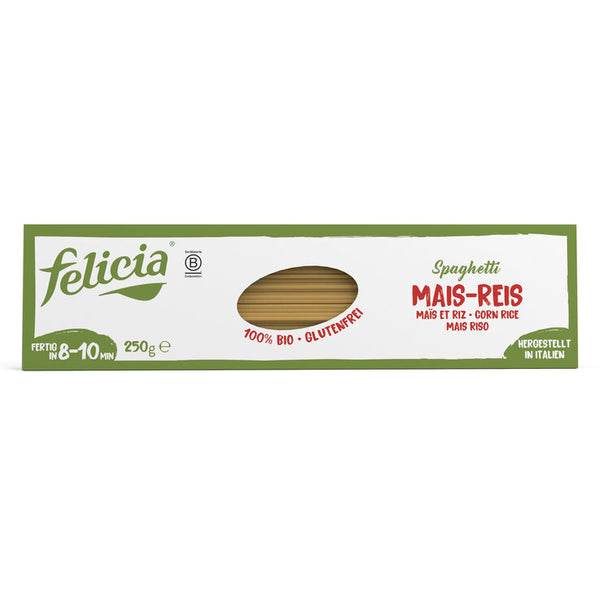 Felicia Bio Spaghetti Reis Mais glutenfrei weizenfrei Pasta Nudeln Teigwaren