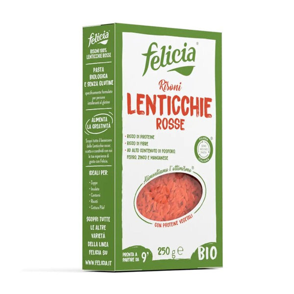 Felicia Bio Risoni Rote Linsen glutenfrei weizenfrei Zöliakie