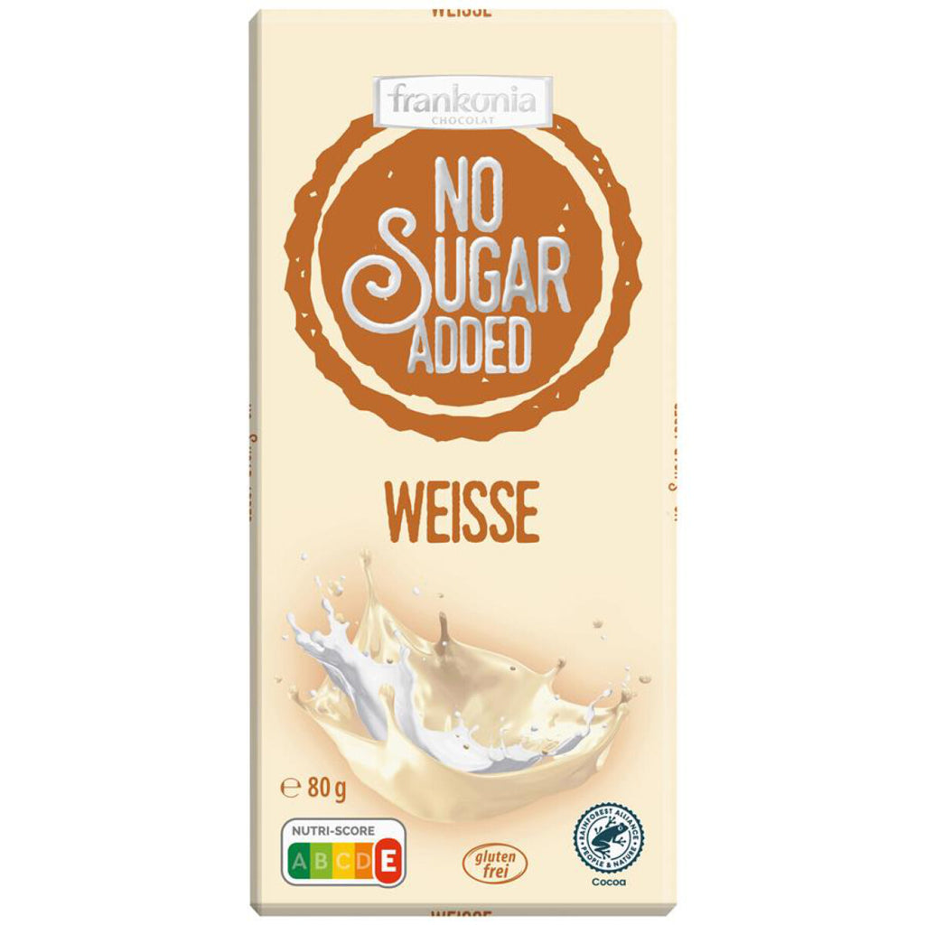Frankonia Weiße Schokolade No Sugar Added glutenfrei weizenfrei