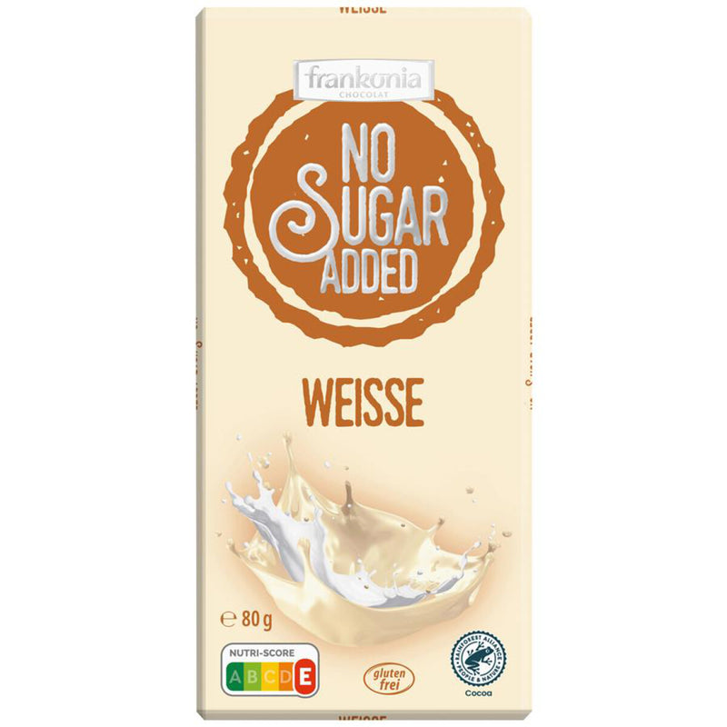 Frankonia Weiße Schokolade No Sugar Added glutenfrei weizenfrei