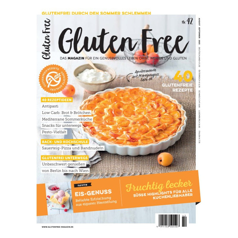 Gluten Free Magazin Ausgabe Nr. 42 glutenfrei weizenfrei Rezepte 