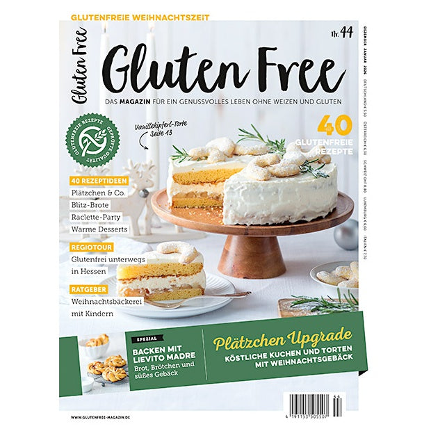 Gluten Free Magazin Ausgabe Nr. 44/2025 glutenfrei weizenfrei Rezepte