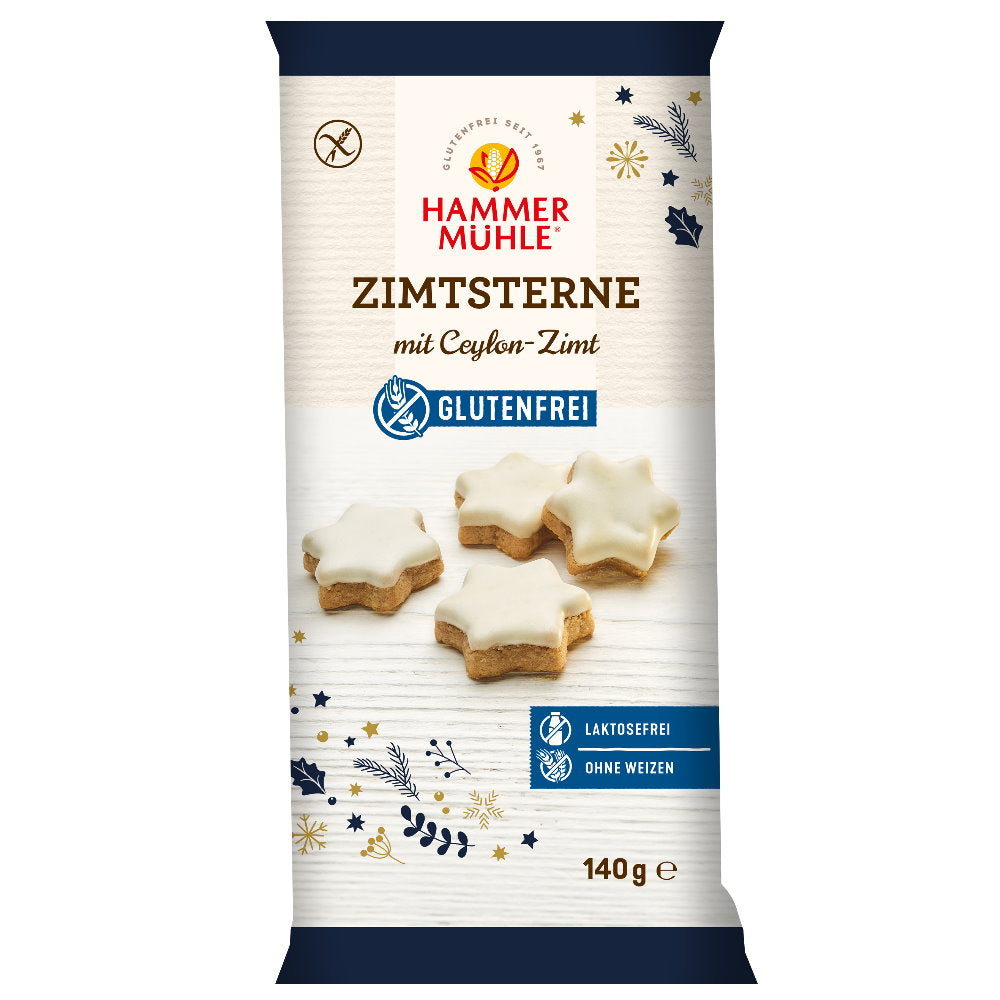 Hammemrühle Zimtsterne mit Ceylon Zimt glutenfrei Weihnachten Advent