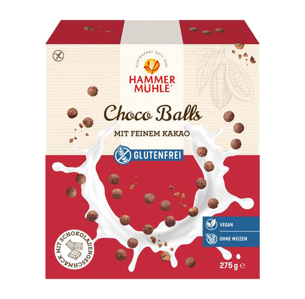 Hammermühle Choco Balls glutenfrei weizenfrei vegan Frühstück