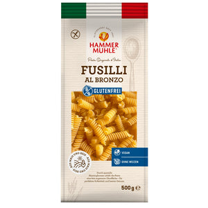 Hammermühle Fusilli al Bronzo Pasta Teigewaren Nudeln glutenfrei vegan