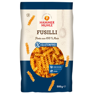 Hammermühle Fusilli Pasta Teigewaren Nudeln glutenfrei weizenfrei