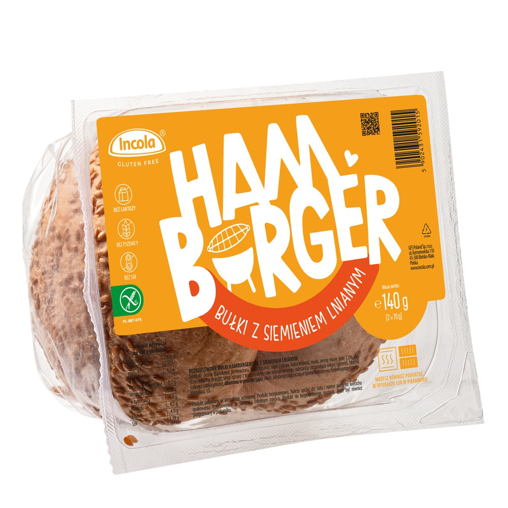 Incola Hamburger Brötchen glutenfrei weizenfrei laktosefrei Zöliakie