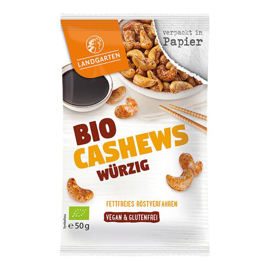 Landgarten Tamari Bio Cashews würzig glutenfrei easyglutenfree shop
