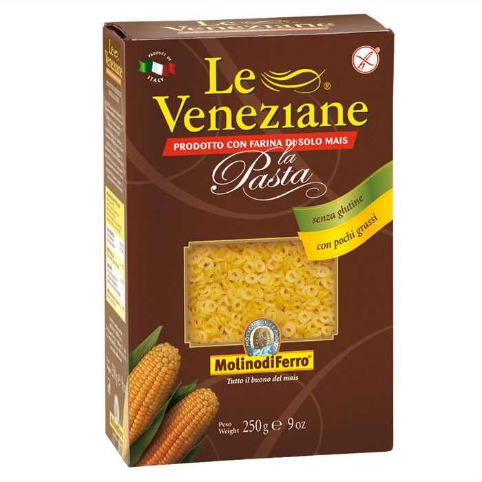 Le Veneziane Anellini Suppennudeln Teigwaren glutenfrei weizenfrei