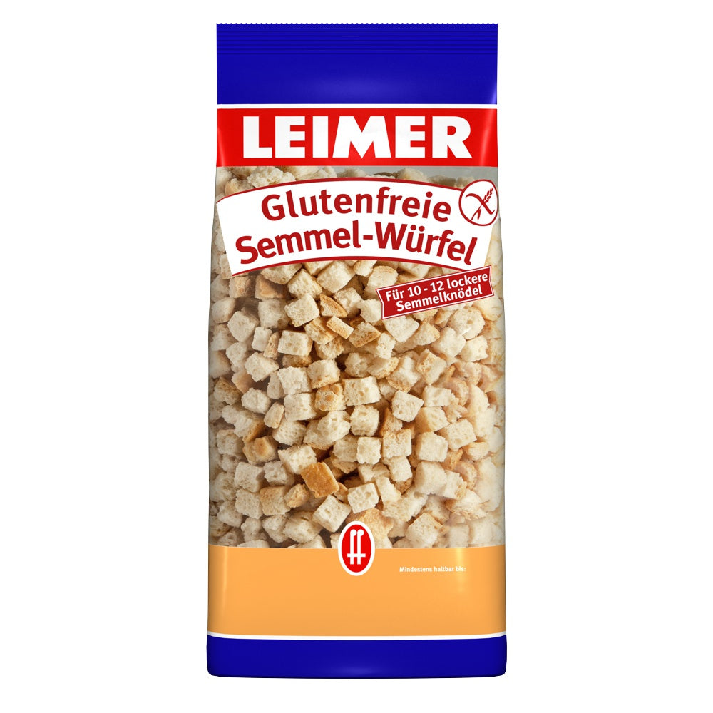Leimer Semmelwürfel für Knödelbrot 500g glutenfrei Semmelknödel