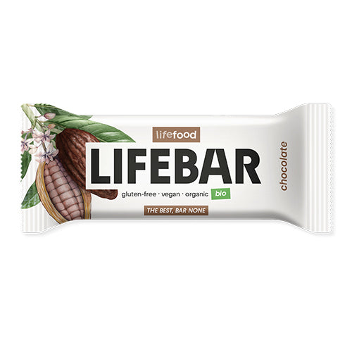 Lifebar Schokolade Riegel roh bio glutenfrei weizenfrei vegan paleo