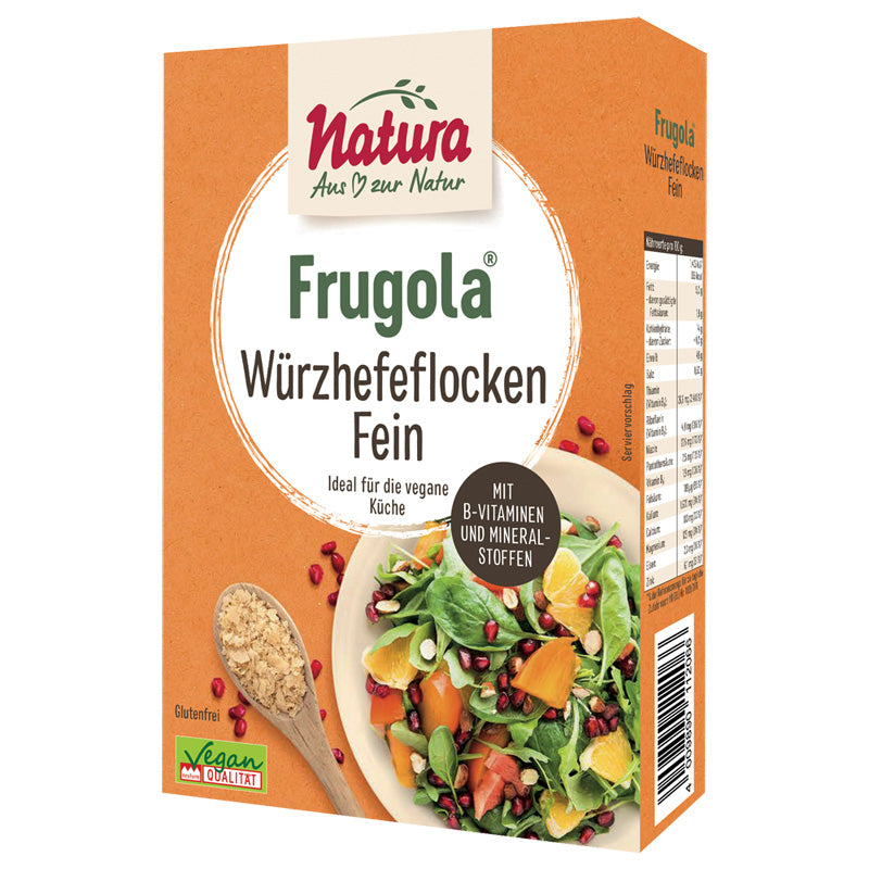 Natura Frugola Würzhefeflocken fein glutenfrei weizenfrei bio vegan