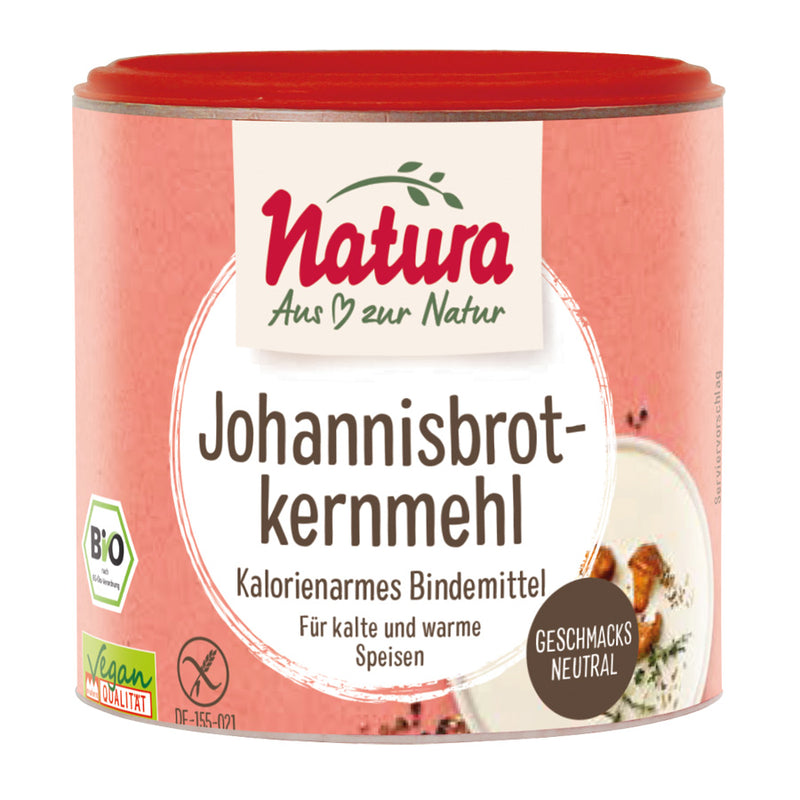 Natura Johannisbrotkernmehl Mehl pur glutenfrei weizenfrei vegan bio