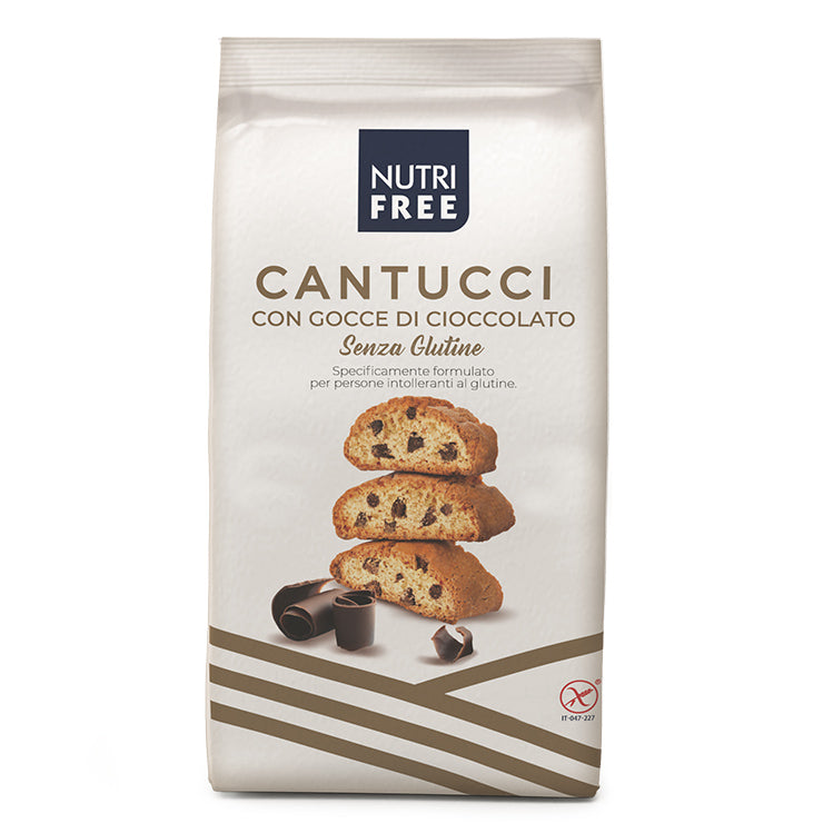 Nutri Free Cantucci Cioccolato Gebäck glutenfrei weizenfrei Zöliakie
