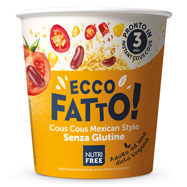 Nutri Free Ecco Fatto Cous Cous Mexican Style Fertiggericht glutenfrei